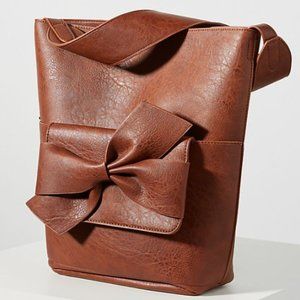 Anthropologie Purse with matching clutch